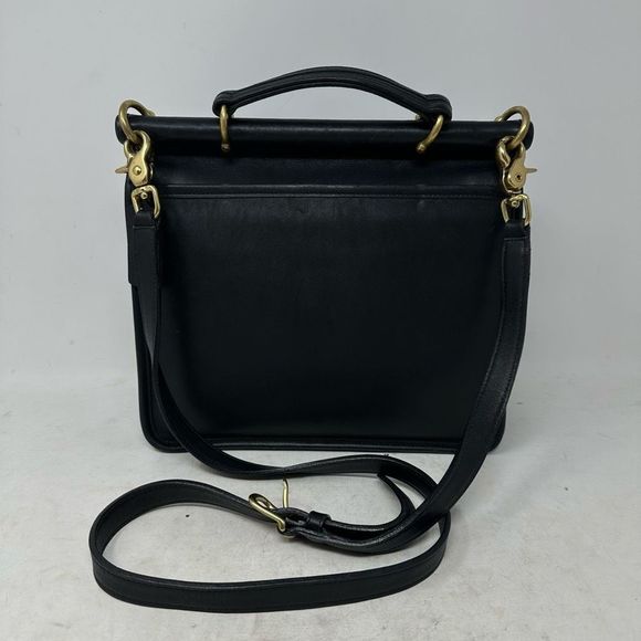 Coach Black Crossbody Bag with Structured Design - Picture 4 of 11